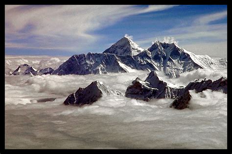 Everest Floats Above the Clouds