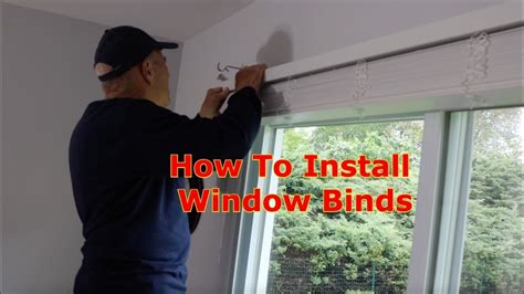 How To Install Window Blinds - YouTube