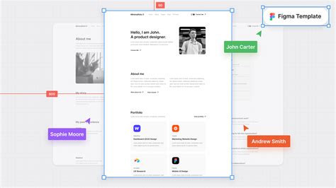 Minimalfolio X - Minimal Portfolio Figma Template - Free Figma Resource | Figma Elements