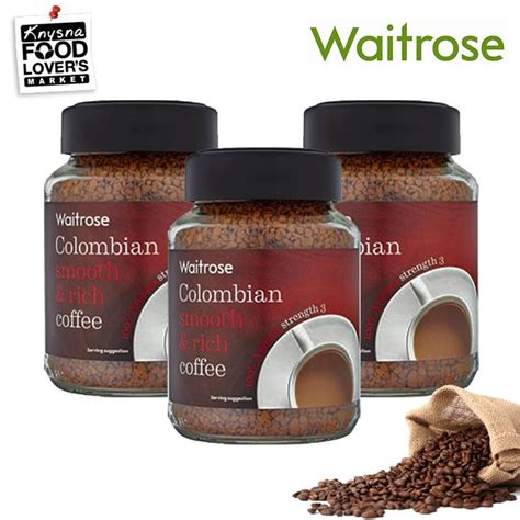 Start your day with the smooth and delicious taste of Waitrose Colombian instant coffee. Will ...