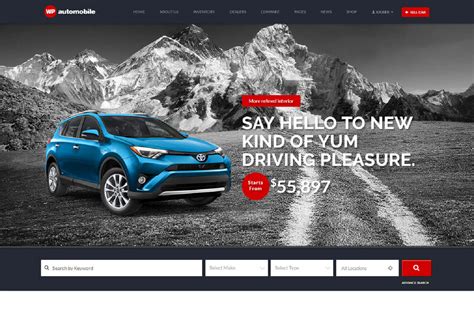 AutoMobile Responsive Car Dealer HTML Template