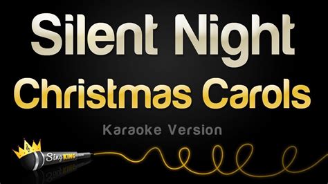 Christmas Carols - Silent Night (Karaoke Version) - YouTube