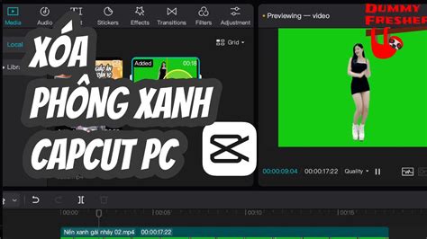 Hướng dẫn Cách xóa phông xanh Capcut Chuyên nghiệp và tiện lợi