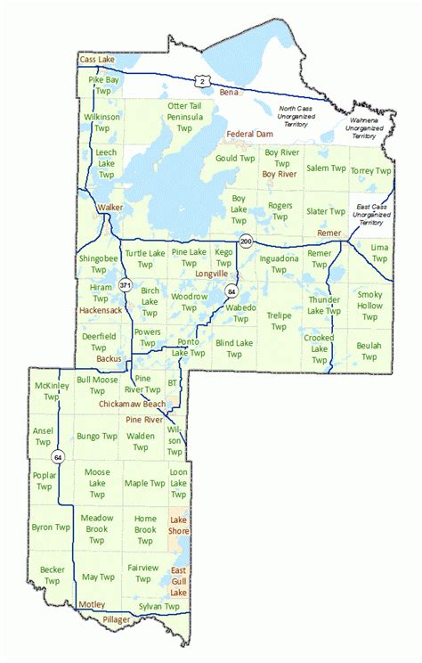 Cass County Maps - CountiesMap.com