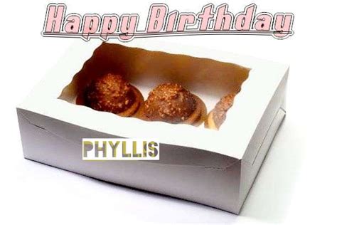 Happy Birthday Phyllis Song with Cake Images