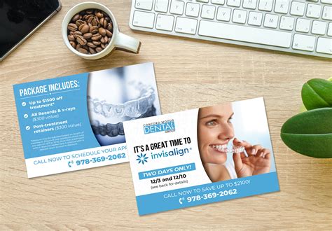 Postcard Design for Dental Practice on Behance