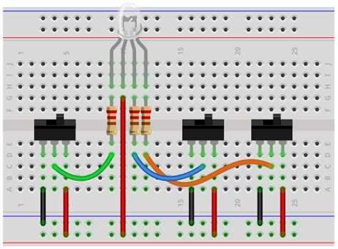 How to Build a Common Anode RGB LED circuit