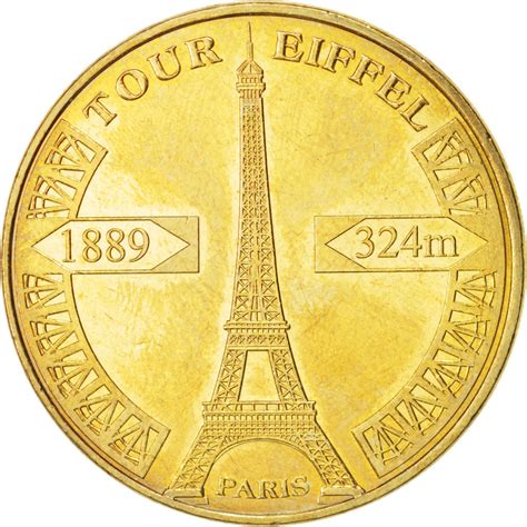 Jeton touristique - Monnaie de Paris - Paris (Tour Eiffel - 1889 - 324m) - France – Numista