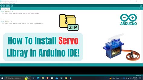 How to Install Servo library in Arduino IDE | #technoesolution | #arduinotutorials - YouTube