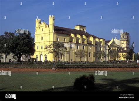 Catholic Church Old Goa India Stock Photo - Alamy