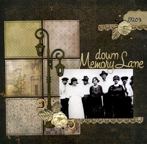 Down Memory Lane - Project Idea - Scrapbook.com