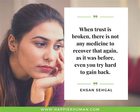 87 Broken Trust Quotes for When People Hurt You - Happier Human