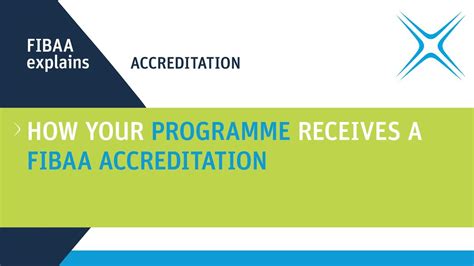 FIBAA Quality Seal for Programme Accreditation - How your programme receives a FIBAA ...