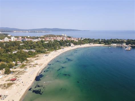 Aerial View of South Beach of Town of Kiten, Bulgaria Stock Image ...