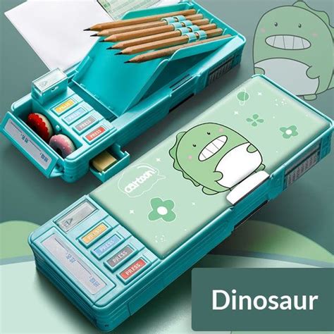 Cartoon Magnetic Pencil Case | Cute pencil case, Cute stationery, Pencil storage