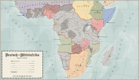 Kaiserreich- Mittelafrika 1936 | Alternate history, Imaginary maps, History