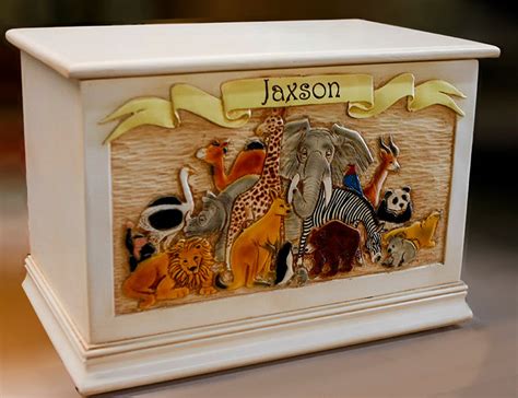 Kids Wood Toy Box Personalized With Their Name - Etsy