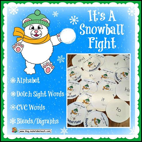 It's a Snowball Fight! - Make Take & Teach