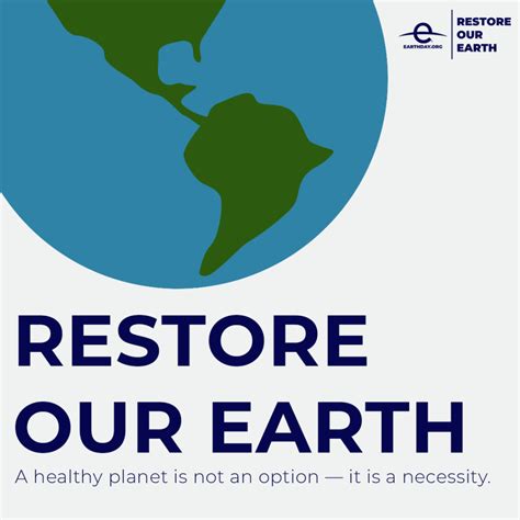 Restore Our Earth Social Graphics - Earth Day