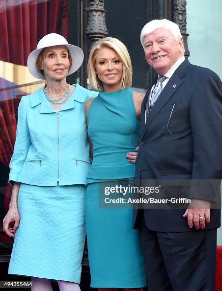 Kelly Ripa, mom Esther Ripa and dad Joseph Ripa attend the ceremony ...