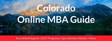 Colorado Online MBA Programs Business School, Success Business, Mba ...