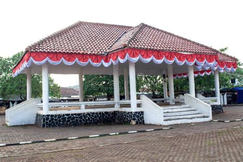 Karawang, West Java - September, 13 2022: the Struggle Monument in Rengasdengklok, Pavilion in ...