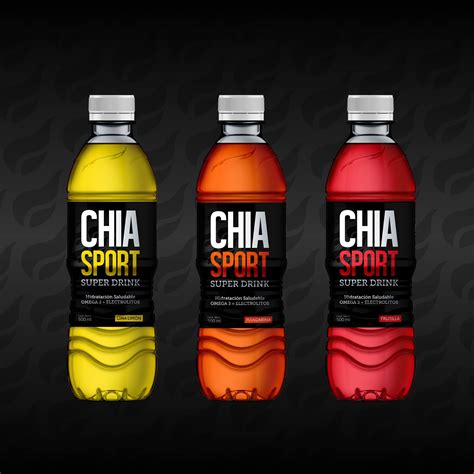 Chia Sport Brand | Drink stand, Sports drink, Drinks brands