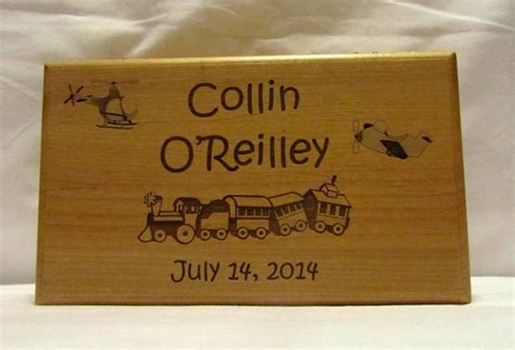 Train Personalized Wooden Keepsake Box Large - Etsy