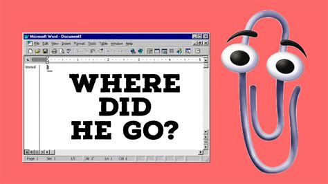 The Return of Clippy - What Happened to Clippy from Microsoft Word? - YouTube