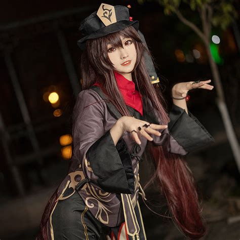 Hu Tao from Genshin Impact Halloween Cosplay Costume – Gcosplay