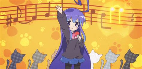 Tsumiki singing. ^^ Anime Girl Neko, Anime Manga, Kawaii Anime, Anime Art, Sing Animation, Wolf ...