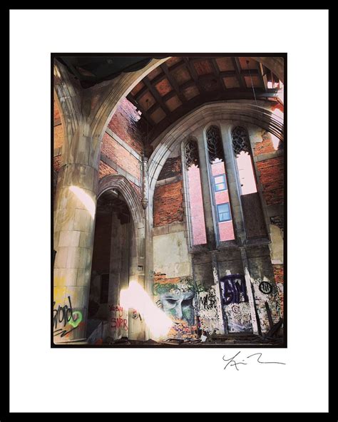 Abandoned Church Photography Artwork Chicago Photograph Gary Indiana Grafitti Urban Exploration ...