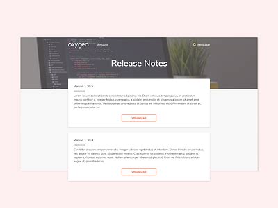 Release Notes designs, themes, templates and downloadable graphic elements on Dribbble