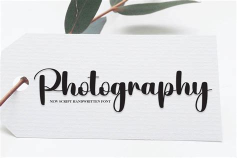 Photography Font by andikastudio · Creative Fabrica