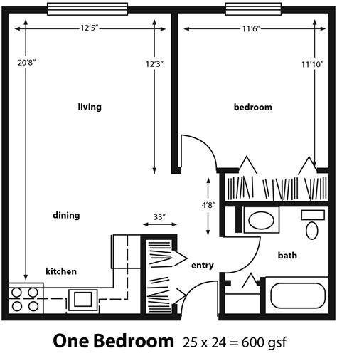 Retirement Village 1-Bedroom Appartment | Golden Years