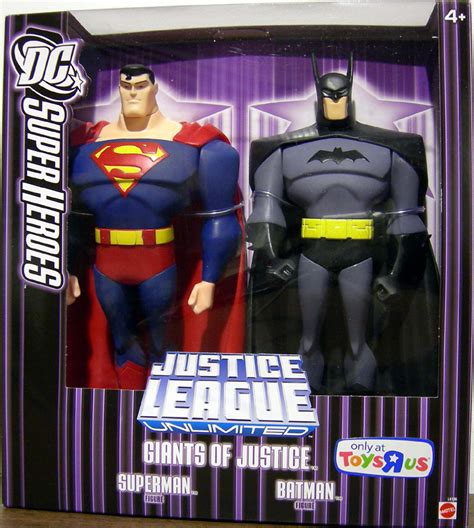 Giants Justice Batman Superman Figures Justice League Unlimited