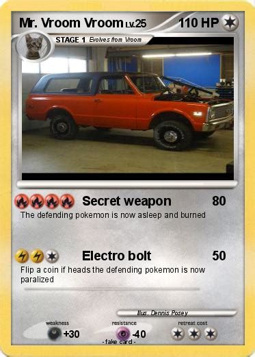 Pokémon Mr Vroom Vroom - Secret weapon - My Pokemon Card