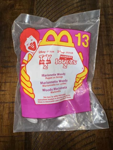 NEW 1999 MCDONALD’S Disney Pixar Toy Story 2 MARIONETTE WOODY Happy Meal Toy $6.20 - PicClick