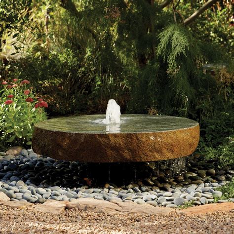 Natural Millstone Fountain - Stone Forest | Fountains backyard, Garden fountains, Fountains outdoor