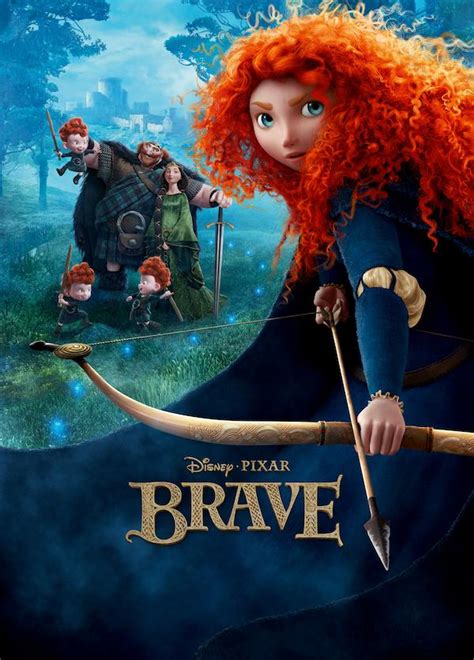 Brave (2012) - Poster US - 3587*5000px