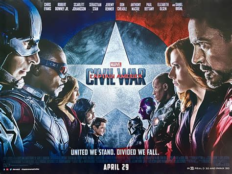 Original Captain America: Civil War Movie Poster - Marvel - Iron Man