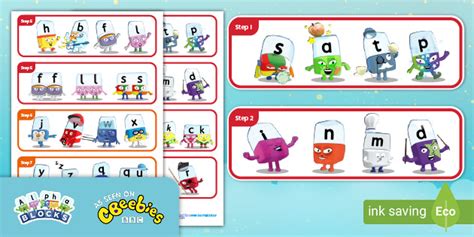 FREE! - Alphablocks Phonics Strip (Teacher-Made)