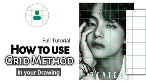 How to Use Grid Method In Drawing |Grid Drawing Tutorial| Grid app Full ...