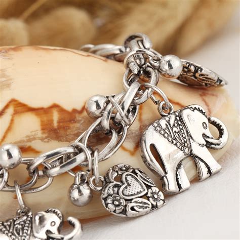 Elephant Charm Bracelet • bohorebels.com