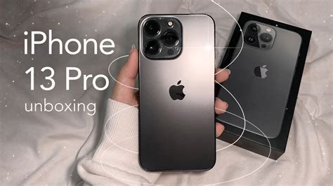 ☁️iPhone 13 Pro Graphite aesthetic unboxing + accessories 🍎 - YouTube