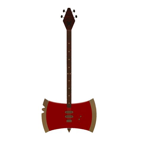 Marceline Bass Axe With Guitar Model - TurboSquid 1722468