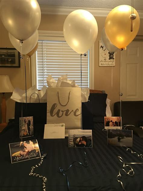 One Year Anniversary | Birthday surprise boyfriend, Birthday present for boyfriend, Boyfriend ...