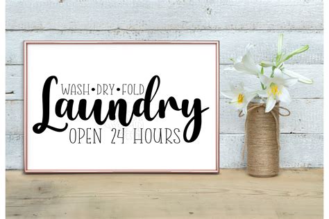 Laundry Sign SVG Graphic by apearlofagirldesigns · Creative Fabrica