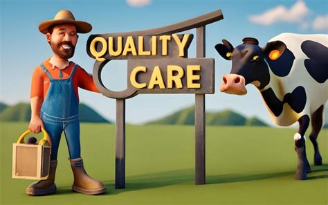 Premium AI Image | Dairy farming practices