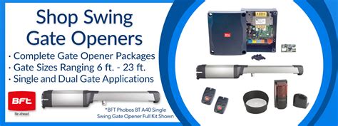 BFT Gate Openers and Access Controls | BFT Gate Openers